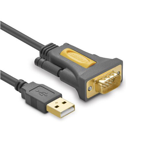 Cáp chuyển đổi USB to com  dương hãng ugreen mã 20210 dài 1m chính hãng giá tốt