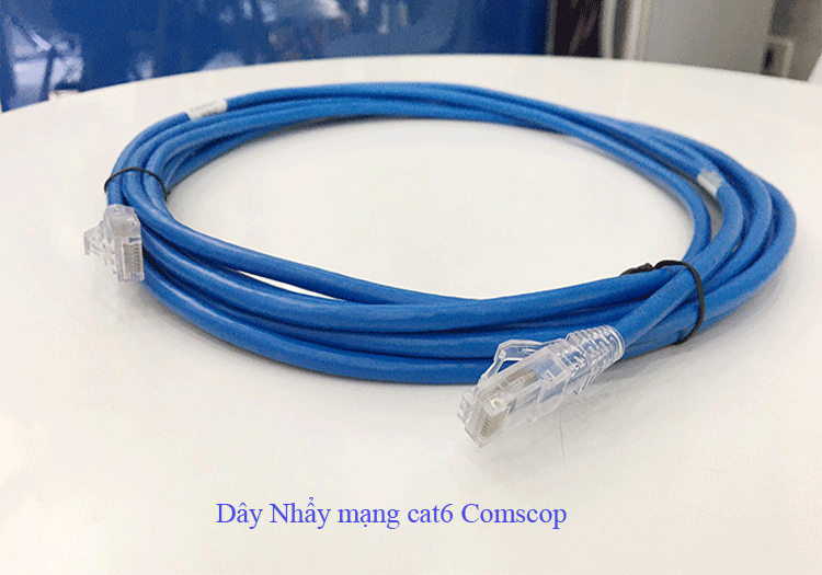 Dây nhẩy mạng cat6 3m comscop dài 3m P/N: NPC06UVDB-XX010F 100% hàng chính hãng