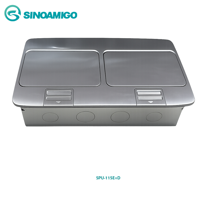 Ổ Cắm Điện &Acirc;m S&agrave;n Đ&ocirc;i Sinoamigo SPU-11SE+D: Giải Ph&aacute;p Tiện Nghi, Đẳng Cấp Cho Kh&ocirc;ng Gian Hiện Đại