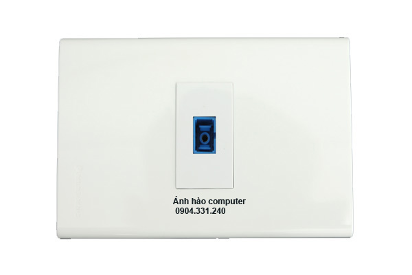 Bộ wallplate modul quang chuẩn SC lắp âm tường, âm sàn cao cấp