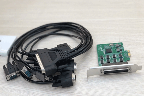 Card PCI express to 8 Com, cạc chuyển đổi PCI Ex ra 8 cổng Com(RS232) hãng Siba E1-PCE6138-8 SCM