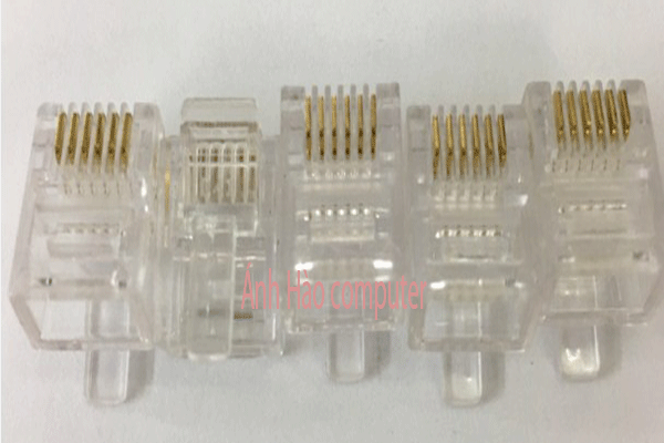 Đầu bấm Rj12 chuẩn 6 chân bấm 6 dây 6P6C chất lượng tốt