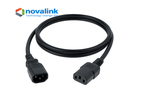 Dây nguồn C13, C14 dài 4m lõi 3 x 1,5mm chính hãng Novalink NV-52007A