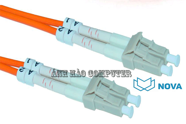 dây patch cord quang MM chuẩn LC LC dài 15m chính hãng cao cấp NV-61606A