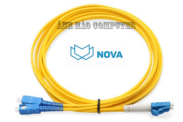 Dây nhảy quang SM chuẩn SC LC dài 15m chính hãng Novalink NC-69006A