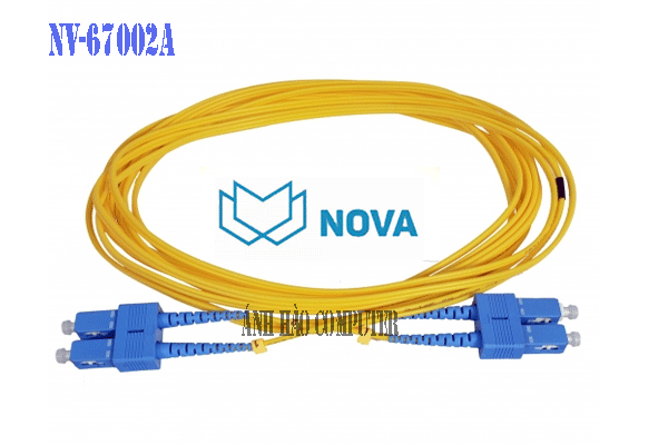 Dây nhảy quang single mode chuẩn SC-SC dài 2m chính hãng NoVaLink NV-67002A