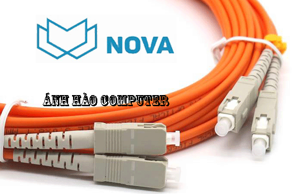 dây nhảy quang MM chuẩn SC/UPC SC UPC dài 10m chính hãng Novalink NV-61006