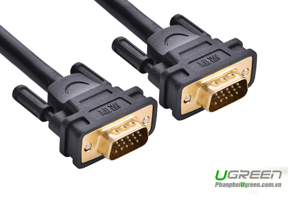 Cáp VGA cao cấp  Ugreen dài 20m 11635 chân mạ vàng chính hãng