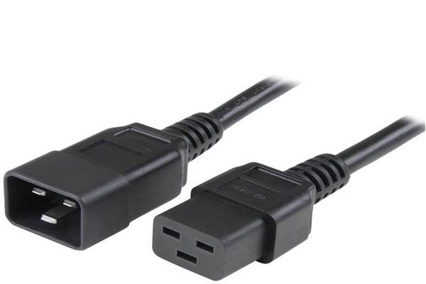 Cáp nguồn C19, C20 cao cấp dùng cho thanh nguồn PDU