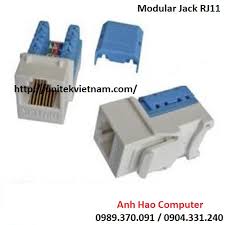 Nhân thoại RJ11 chính hãng Dintek giá rẻ