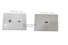 Bộ wallplate USB lắp dây USB 1 cổng hãng panasonic