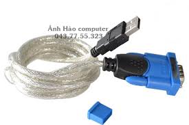 usb to com zteck, cáp chuyển đổi USB sang com 9 chân chính hãng Zteck