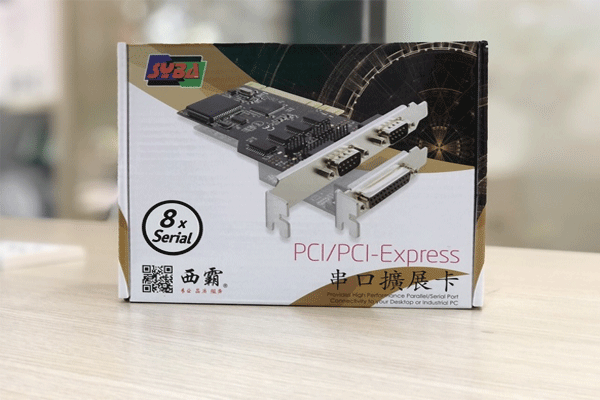 Card PCI express to 8 Com, cạc chuyển đổi  PCI Ex ra 8 cổng Com(RS232) hãng Siba E1-PCE6138-8 SCM