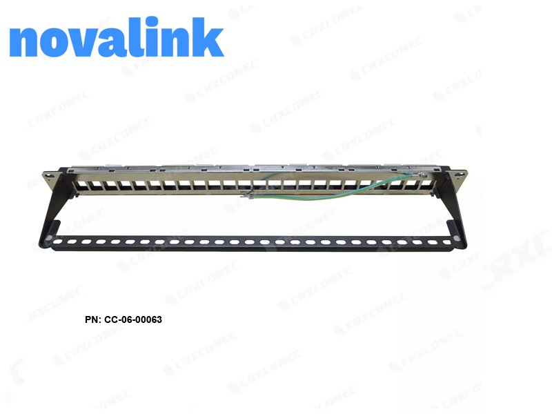 patch panel cat5 chính hãng Novalink modul mạng rời cao cấp mã CC-06-00063