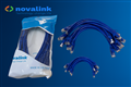 Dây nhảy cat6 Novalink dài 0.2m chính hãng Mã NV-20114A chuẩn gigabit, dây nhảy mầu xanh 20cm