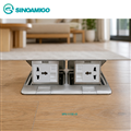 Ổ Cắm Điện Âm Sàn Đôi Sinoamigo SPU-11SE+D: Giải Pháp Tiện Nghi, Đẳng Cấp Cho Không Gian Hiện Đại