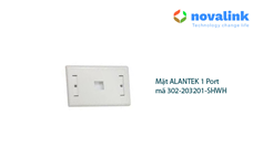 Alantek Faceplate, mặt 1 cổng hình chữ nhật Alantek mã 302-203201-SHWH