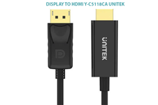 bán cáp chuyển đổi màn hình Display to HDMI hãng Unitek Y-C5118CA dài 1,5m chất lượng