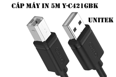 Bán Cáp máy in cổng usb Unitek dài 5m Y-C421GBK chín hãng