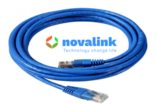 bán dây nhảy cat5 dài 7m chính hãng Novalink lõi đồng nguyên chất, tốc độ cao NV-10208A