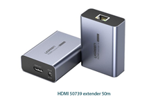 Bộ kéo dài HDMI 50m bằng mạng Lan Ugreen 50739 cho tín hiệu siêu nét giá tốt