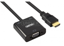 Cáp chuyển đổi HDMI to VGA, audio  chính hãng unitek ( Y-6333 )