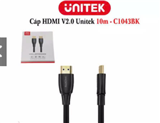 Cáp HDMI 2.0 dài  10m UNITEK mã C1043BK 4K siêu nét