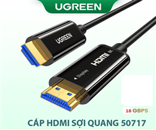 Cáp HDMI 2.0 sợi quang dài 10m hỗ trợ hình ảnh siêu nét 4k/60Hz ugreen 50717