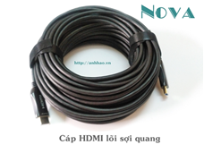 Cáp HDMI sợi quang dài 30m chính hãng Nova hình ảnh siêu nét NV-31012A