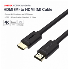 Cáp HDMI to HDMI 2m unitek Y-C138m cao cấp hỗ trợ 3D 4k x 2K