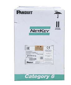 Cáp mạng cat 6 Panduit , PVC (CM), 4-pair, U/UTP mầu xanh, tốc độ gigabit, cáp mạng cat6 tốc độ cao