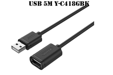 Cáp nối dài cổng USB 2.0 dài 5m Unitek Y-C418GBK  chất lượng cao