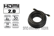 Cáp tín hiệu HDMI 2.0 dài 15m hãng SinAmigo cho hình ảnh 3D siêu nét SN-31009