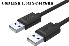 Cáp usb 2 đầu đực chính hãng UNITEK dài 1,5m Y-C 442GBK  chất lượng