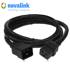 Dây nguồn C19 to C20 NovaLink dài 3m lõi đồng 3 x 2.5mm cao cấp mã NV-56103A
