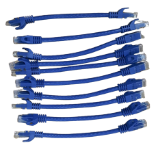 dây nhảy cat6 dài 0.2 m chính hãng Novalink NV-20114 , mầu xanh, tốc độ 1G, băng thông 500Mhz