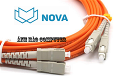 dây nhẩy quang MM chuẩn SC SC duplex dài 1.5m cao cấp chính hãng Novalink NV-61001A