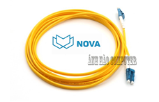 Dây nhẩy quang SM chuẩn LC/UPC-LC/UPC Dx cao cấp dài 3m chính hãng Novalink dài 3m SN-68003A