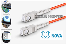 Dây patch cord cáp quang MM chuẩn SC SC dài 2m duplex chính hãng Novalink NV-61002A