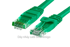 Dây patch cord cat6 dài 10m mầu xanh lá chính hãng Sino Amigo cao cấp  SN-23010