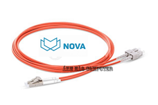 dây patch cord quang chính hãng Novalink MM chuẩn SC LC dài 5m, duplex mã NV-61304A