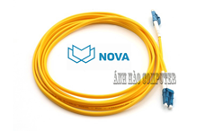 dây patch cord quang dài 10m chuẩn LC-LC/UPC chính hãng Novalink mã NV-68010A