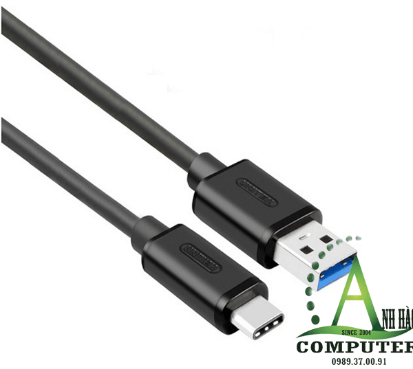 Dây USB 3.0 to USB type C dài 1.5M Unitek Y-C474BK