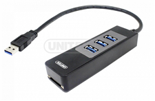Hub 3 cổng USB3.0 hỗ trợ khe cắm đọc thẻ SD (Y-3048)