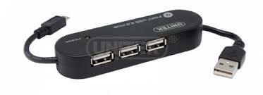 Hub chia cổng USB2.0 3-Port  với 1 cổng Micro USB ( Y-2144 )