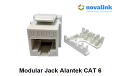 Nhân mạng cat6 alantek -Alantek Cat6 Unshield 180 Quick Crimp Keystone Jack -mã 302-2QX618-WHAB