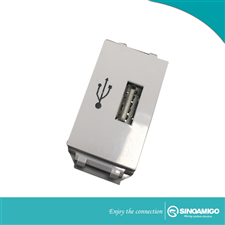 Nhân sạc USB 5V- 2A Premium hãng Sinoamigo F21-C2A chuẩn 128