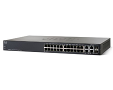Swich Cisco 24 cổng 10/100, 4 cổng gigabit, hỗ trợ thêm 2 cổng MiniGBIC mã 224G4-K9
