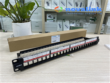 Thanh đấu nối 8 cổng cat 6 Novalink , Thanh patch panel 8 cổng Novalink CC-06-00063 cao cấp