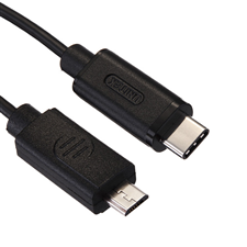 USB2.0 Type C Male To Micro B Male (Y-C473BK)